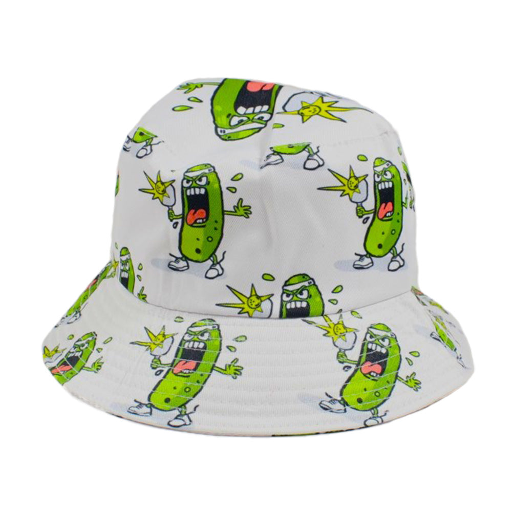 Colorful Pickle Monsters Bucket Hats - Featuring the Dreaded Pickle Monster Crew