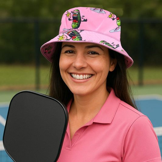Colorful Pickle Monsters Bucket Hats - Featuring the Dreaded Pickle Monster Crew