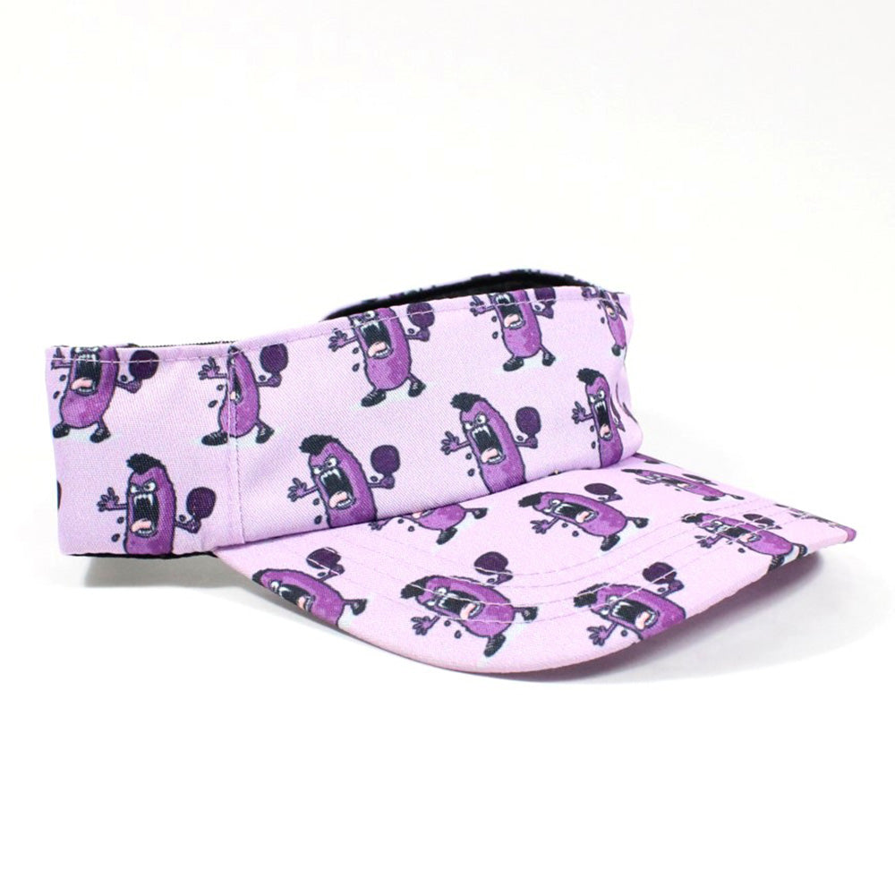 Pickle Monsters Adjustable Pickleball Visor - Adjustable One Size Fits All Sun Visor - Featuring the Dreaded Pickle Monster Crew