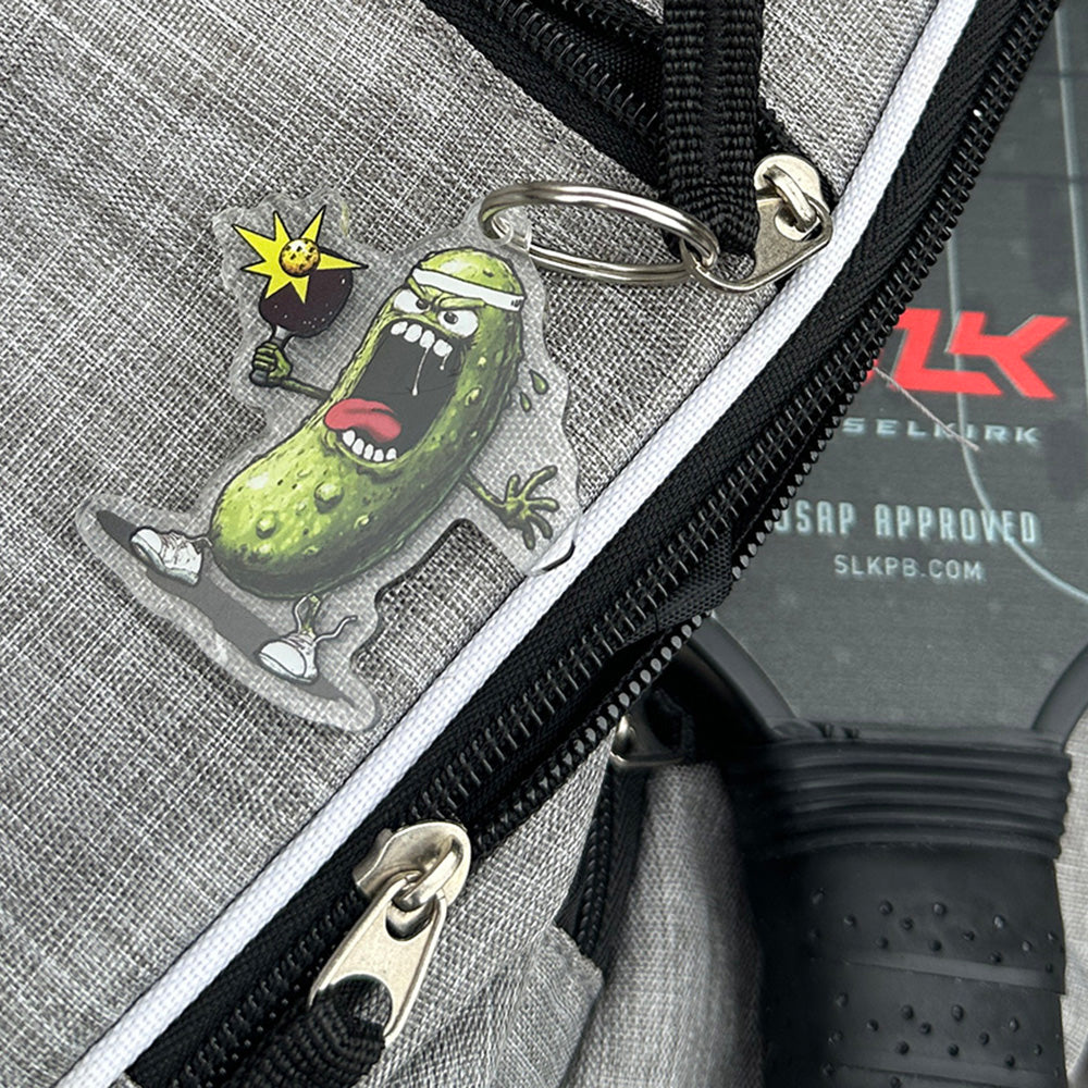 Pickle Monsters Pickleball Key Chains - Stylish Fun and Secure - Set of 2!